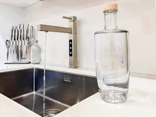 Appartamento con Impianto ad osmosi inversa con frigo gasazione e rubinetto elettrico a 5 vie