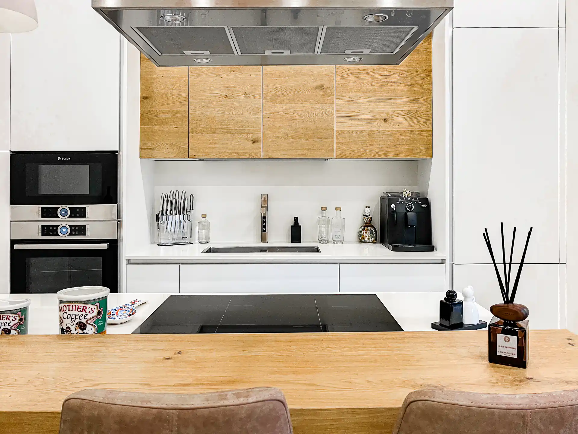 Appartamento con Impianto ad osmosi inversa con frigo gasazione e rubinetto elettrico a 5